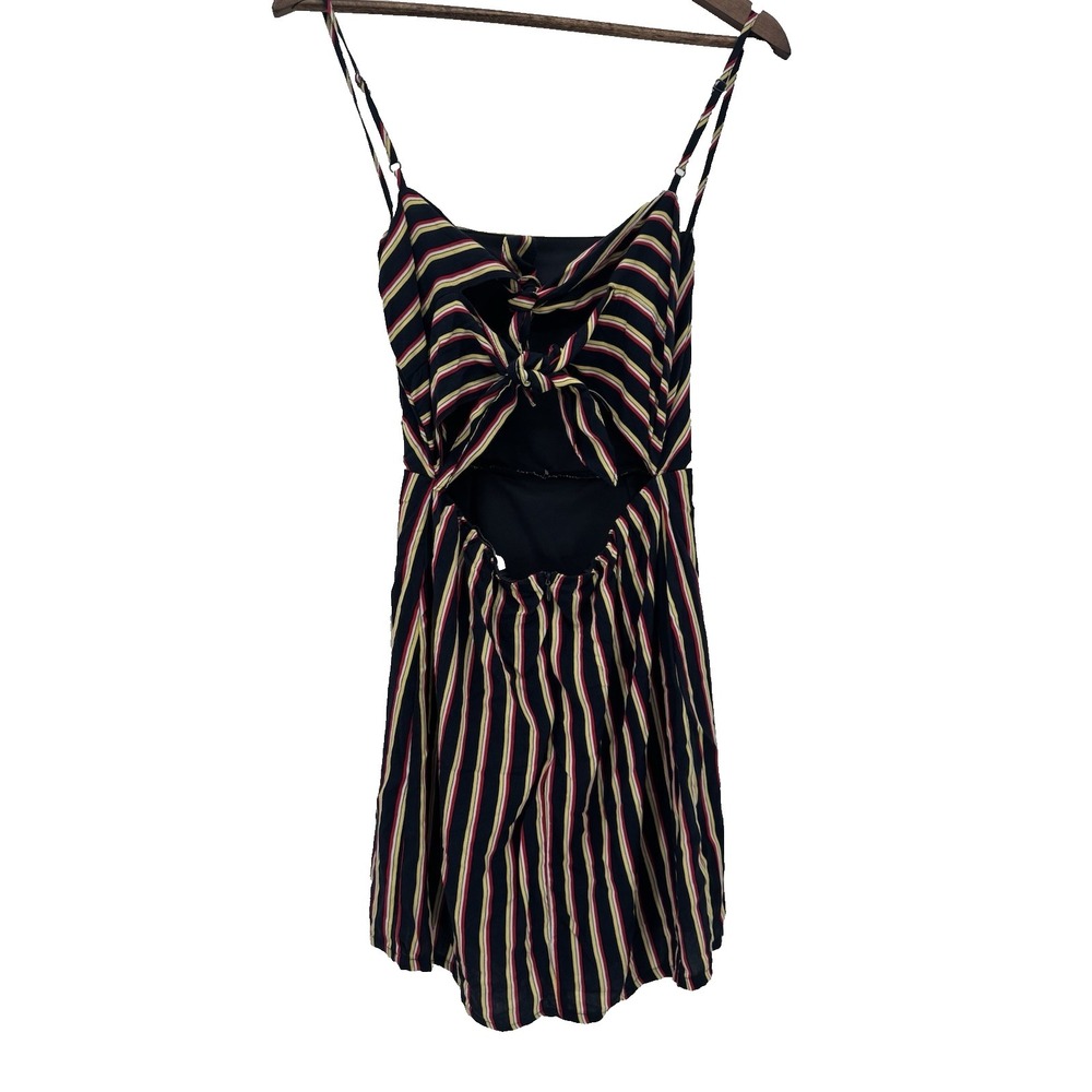 Favlux Double‎ Tie Back Bows Spaghetti Strap Festival stripes mini nautical M